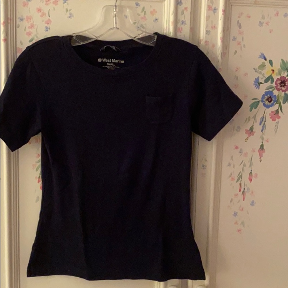 Navy ULTRA SOFT west marine T-shirt